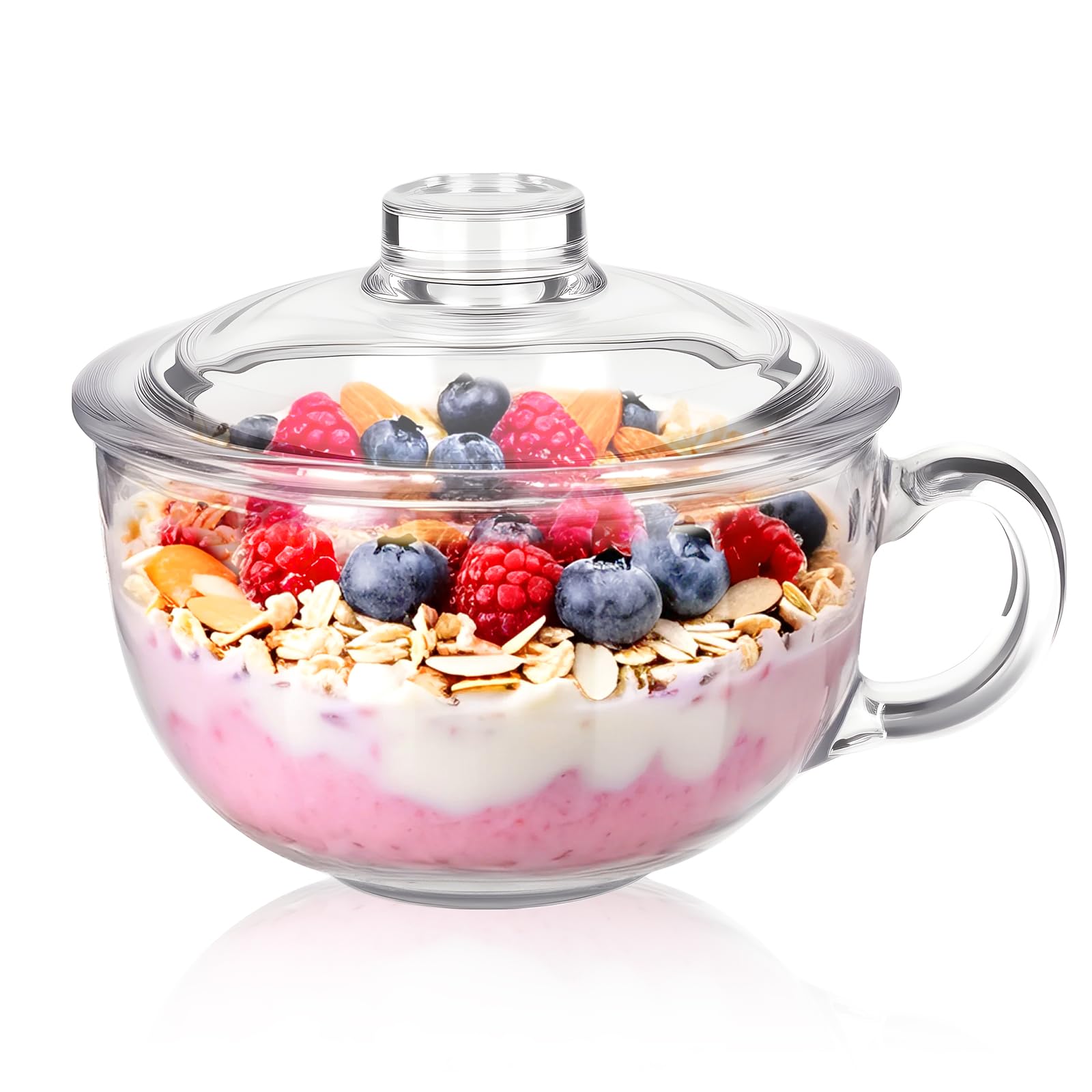 Healvian Sall Glass Bowl Clear Coffee Ug Glass Cereal Ug Good