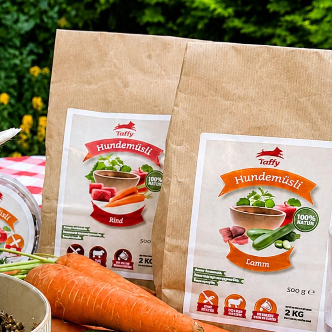 Musli z wołowiną i warzywami dla psa | dieta suchy BARF 2 kg