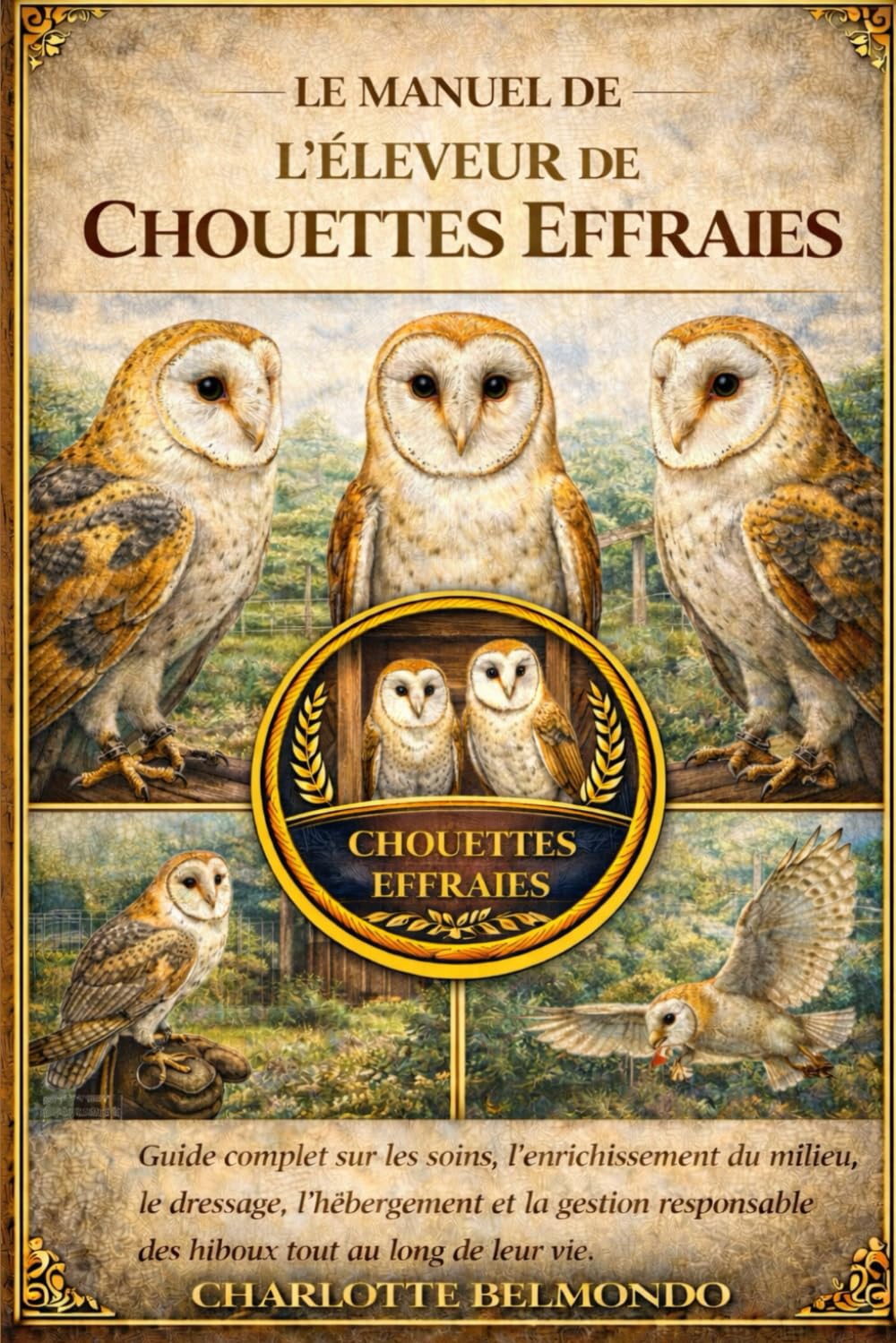 LE MANUEL DE L'ÉLEVEUR DE CHOUETTES DES EFFRESSES: Guide complet sur les soins, l'enrichissement du milieu, le dressage, l'hébergement et la gestion responsable des hiboux tout au long de leur vie