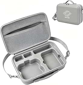 Genérico Bolsa Rígida Portátil Impermeável Anti-choque, Case de Armazenamento e Viagem Compatível com DJI Neo 2 e Acessórios do Drone (NEO2-Case)