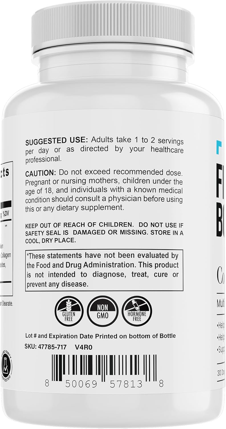 Collagen5X Complete | Multi-Source Collagen peptides from Bovine, Marine, Poultry & Eggshell to Support Skin Elasticity, Joint Comfort, Healthy Hair & Bone Health – 90 Capsules - Image 7