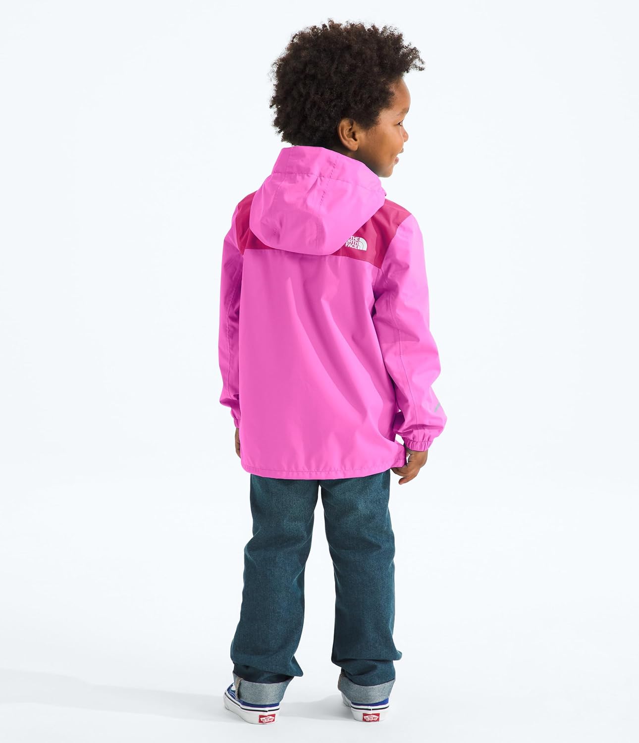 THE NORTH FACE Kids' Antora Rain Jacket | Waterproof, Breathable, 3-piece Hood, Secure Zip Hand Pocket