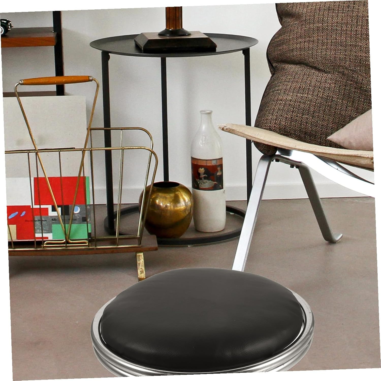 OSALADI Stool Seat Replacement Stool Seat Top Round Padded Seat Cushion for Home Restaurant Bar