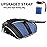 ROCKBROS Bike Saddle Bag Bicycle Seat Bag 3D Shell Saddle Bag Under Seat Cycling Seat Pack for Mountain Road Bike Bicycle Blue