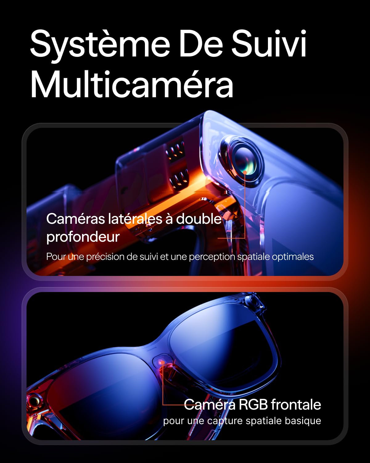 VITURE Luma Ultra Lunettes XR, 152'' 1500 Nits Lunettes AR 6DoF, 52° FOV, 2D en 3D, Film Électrochrome, Lunettes Gaming pour iPhone 17/16/15, PS5, PS4, Switch 2, Android, Mac, PC