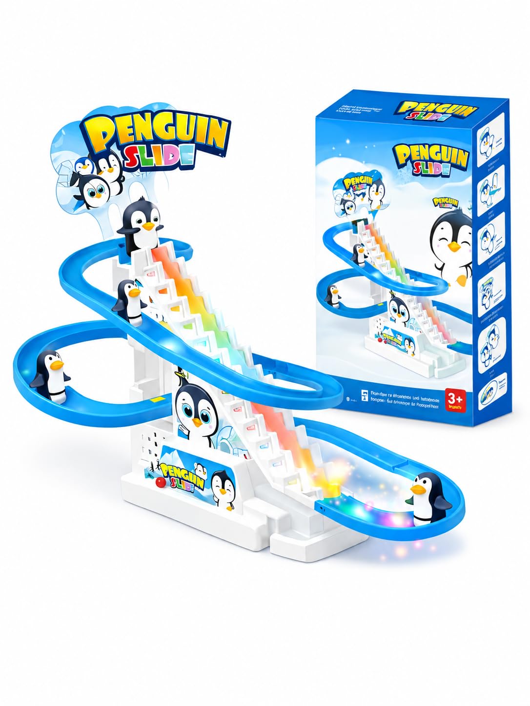 Battery-Operated Penguin Stair-Climbing Toy at ₹358 – Amazon