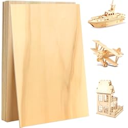 Paneles Calados En Mdf QLOUNI 10pcs A4 Madera Contrachapada Manualidades Bricolaje para Maquetas,Dibujos,Educación Infantil,Modelado,Calado