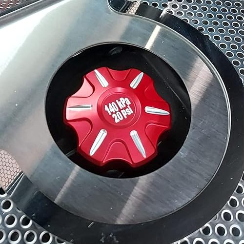 Tapa de aceite de motor de aleación de aluminio, tapa de radiador, cubierta de tanque para Chevrolet Corvette C8 2020-2023