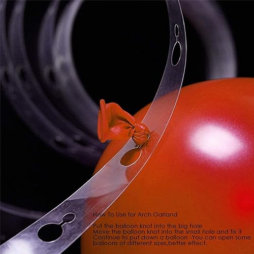 Miniatura 7 de Suministros para fiesta de Año Nuevo 2024, el kit de decoración de Año Nuevo incluye 65 globos de arco, globos de aluminio, centros de mesa y