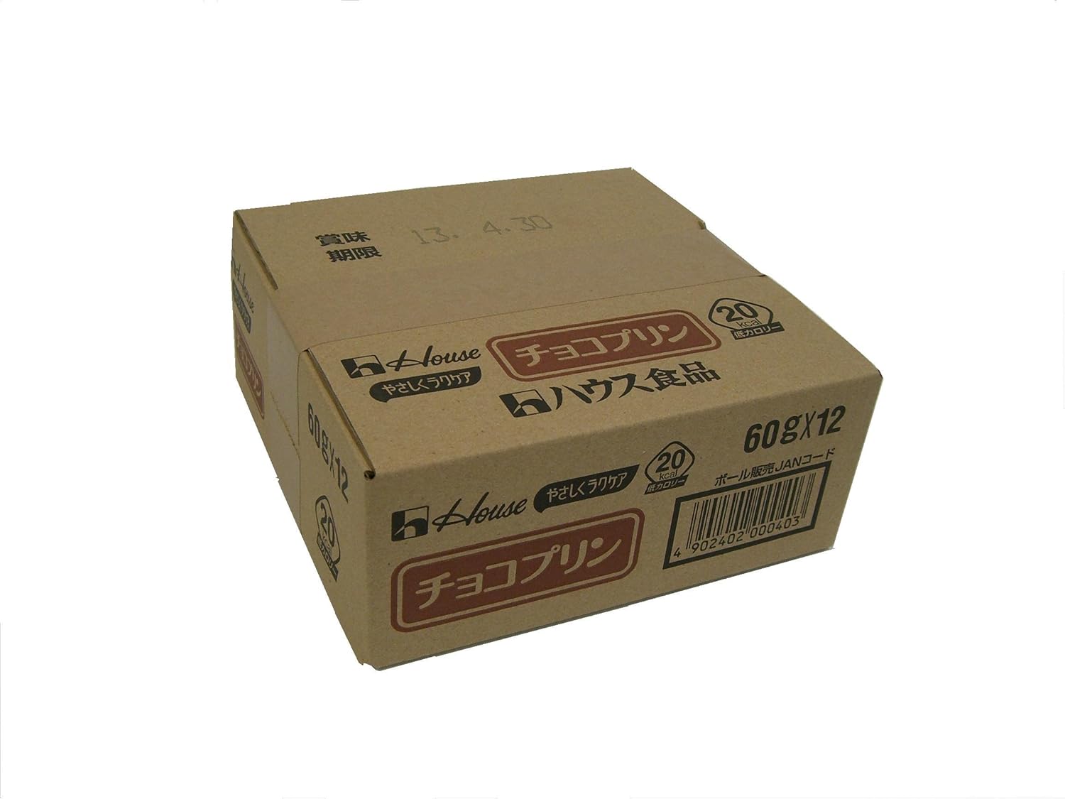 ハウス食品 やさしくラクケア 20kcal チョコプリン 60g×12個