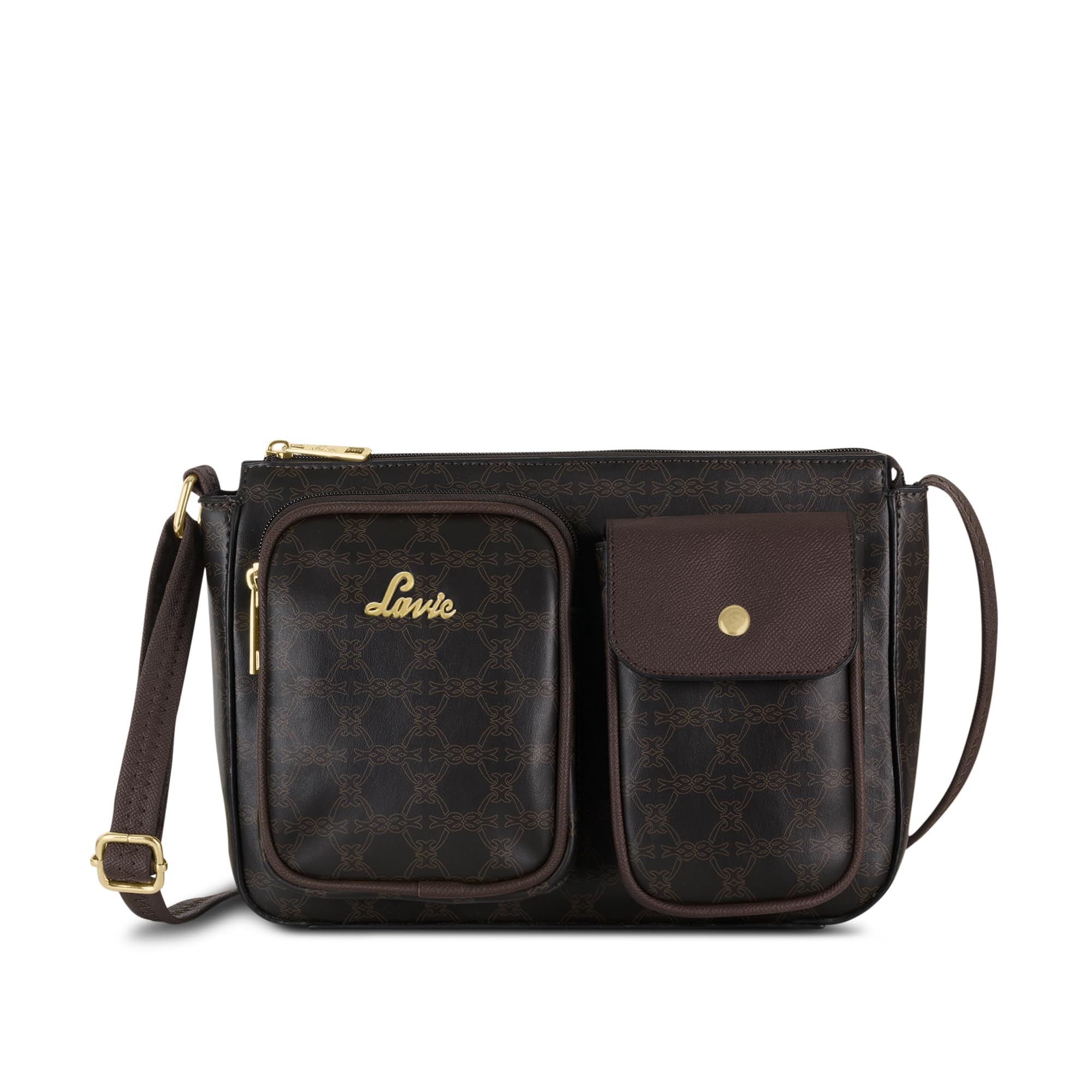 lavie Women's Monogram Elsa Pocket Crossbody Sling Bag | Ladies Purse Handbag | Gift for Women-picture-41