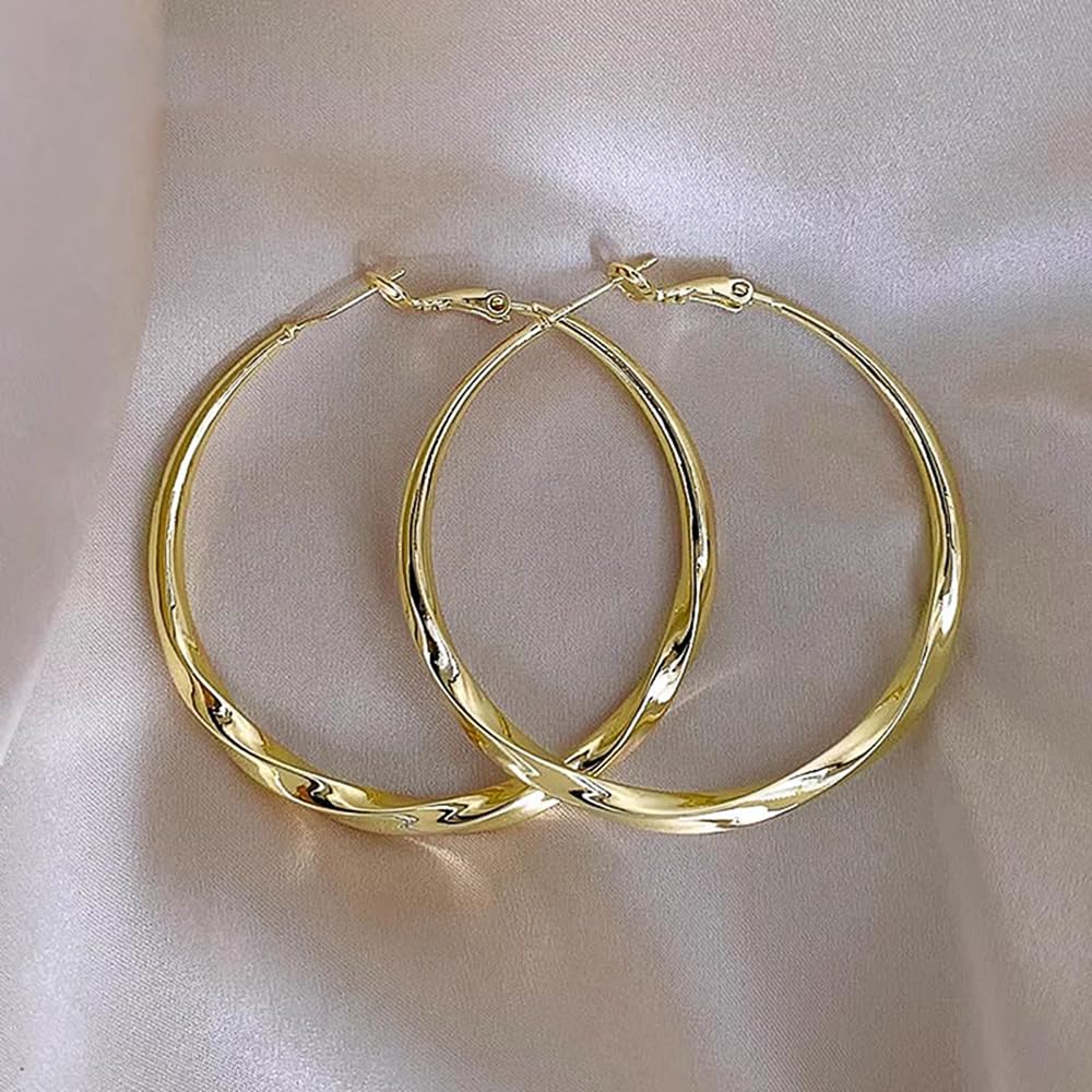Generic Modern Fashion Metal Circle Earrings for Women