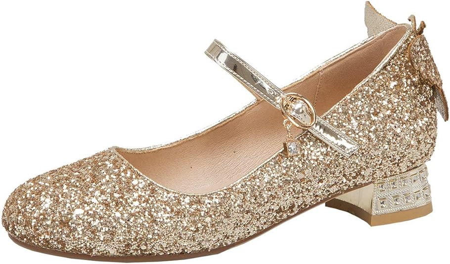 Glitter mary jane shoes womens Clearance