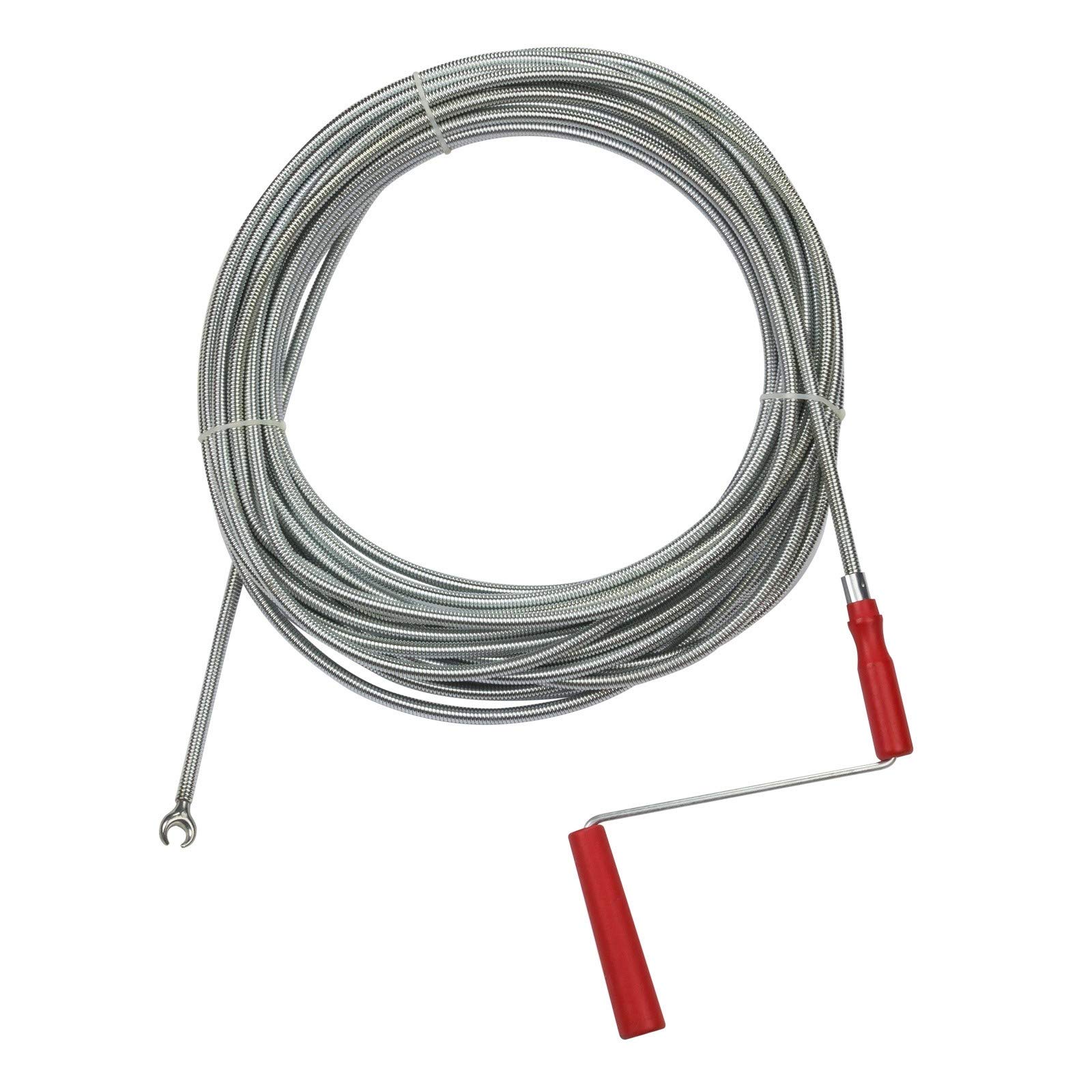 DEMA DRRS 20 - Espiral profesional para limpieza de tuberías (20 m, flexible y resistente, ideal para desagües y tuberías)