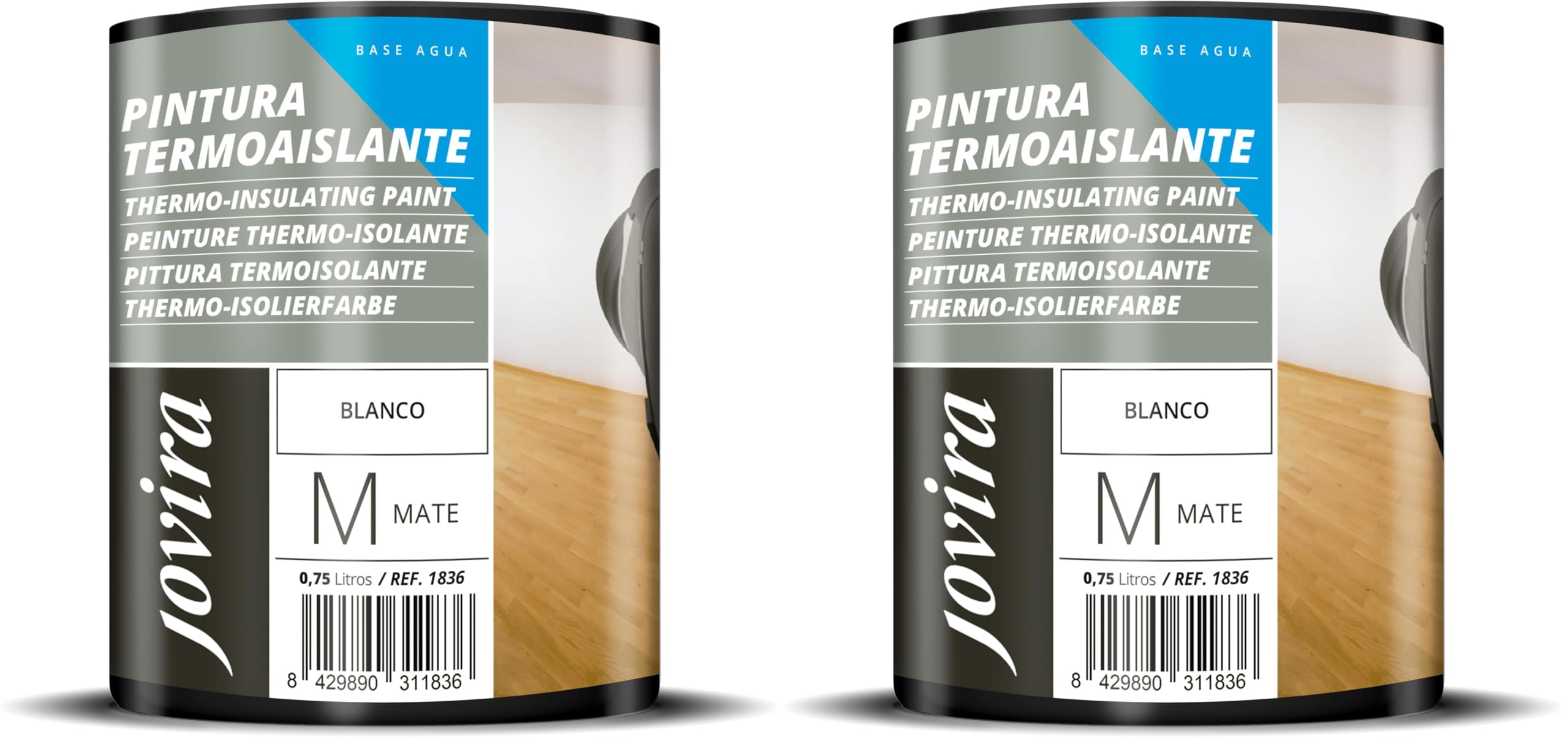 Peinture thermo-isolante JOVIRA pour isoler le plâtre d'une chambre froide