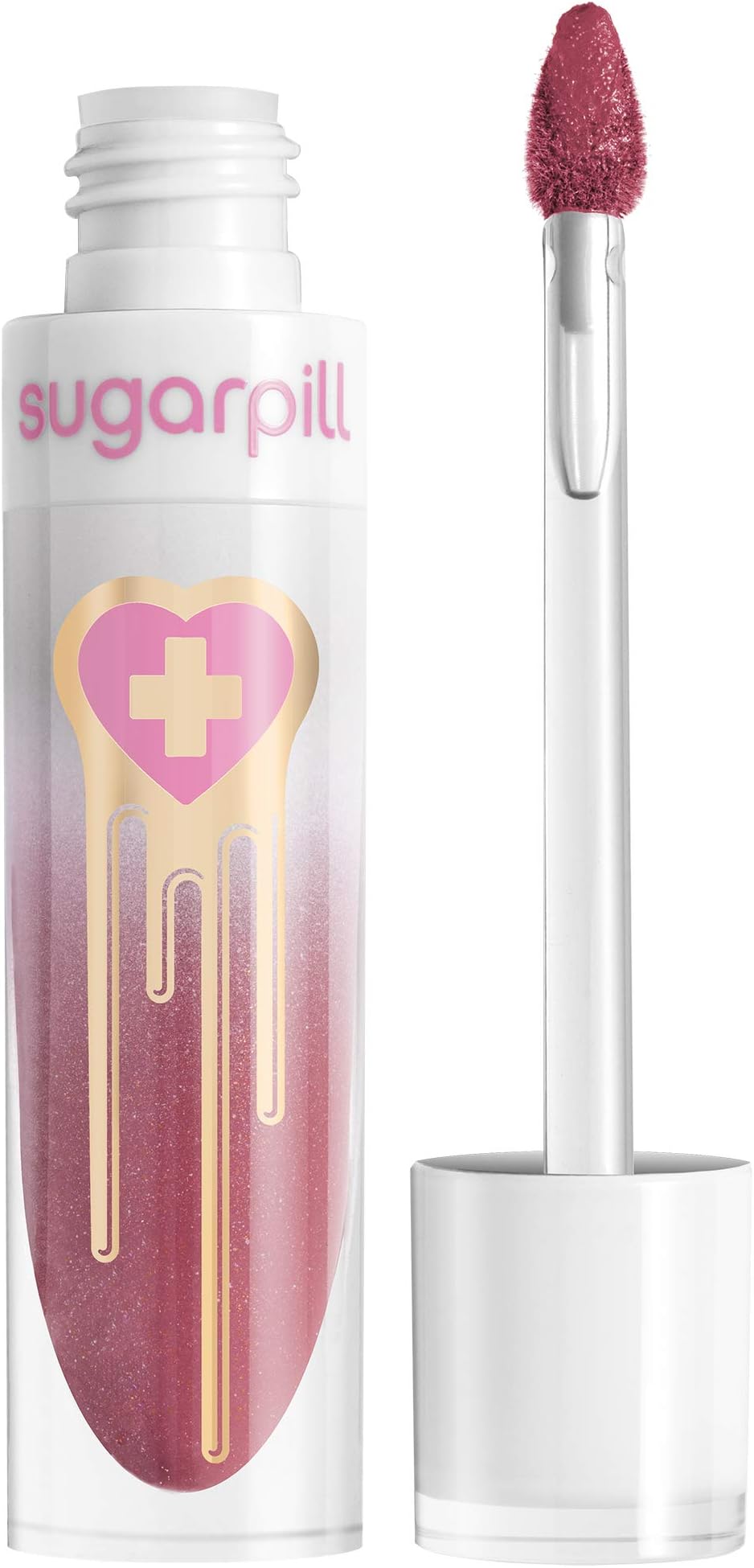 Sugarpill Sparkle Glitter Lip Gloss, Swipe Left (Pink)