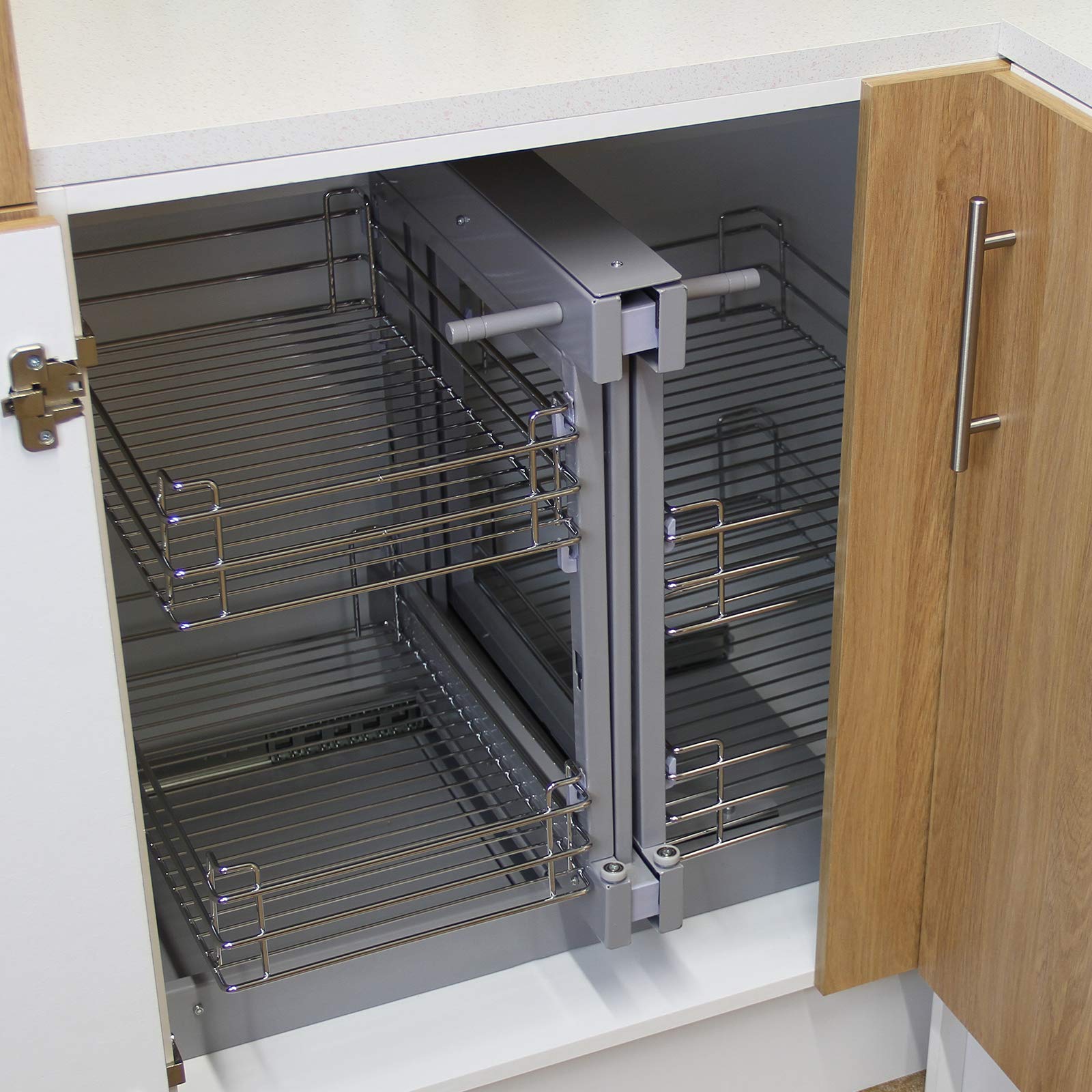 Kitchen Pull Out Baskets Corner Left Hand Slide Out Soft Close Magic 4