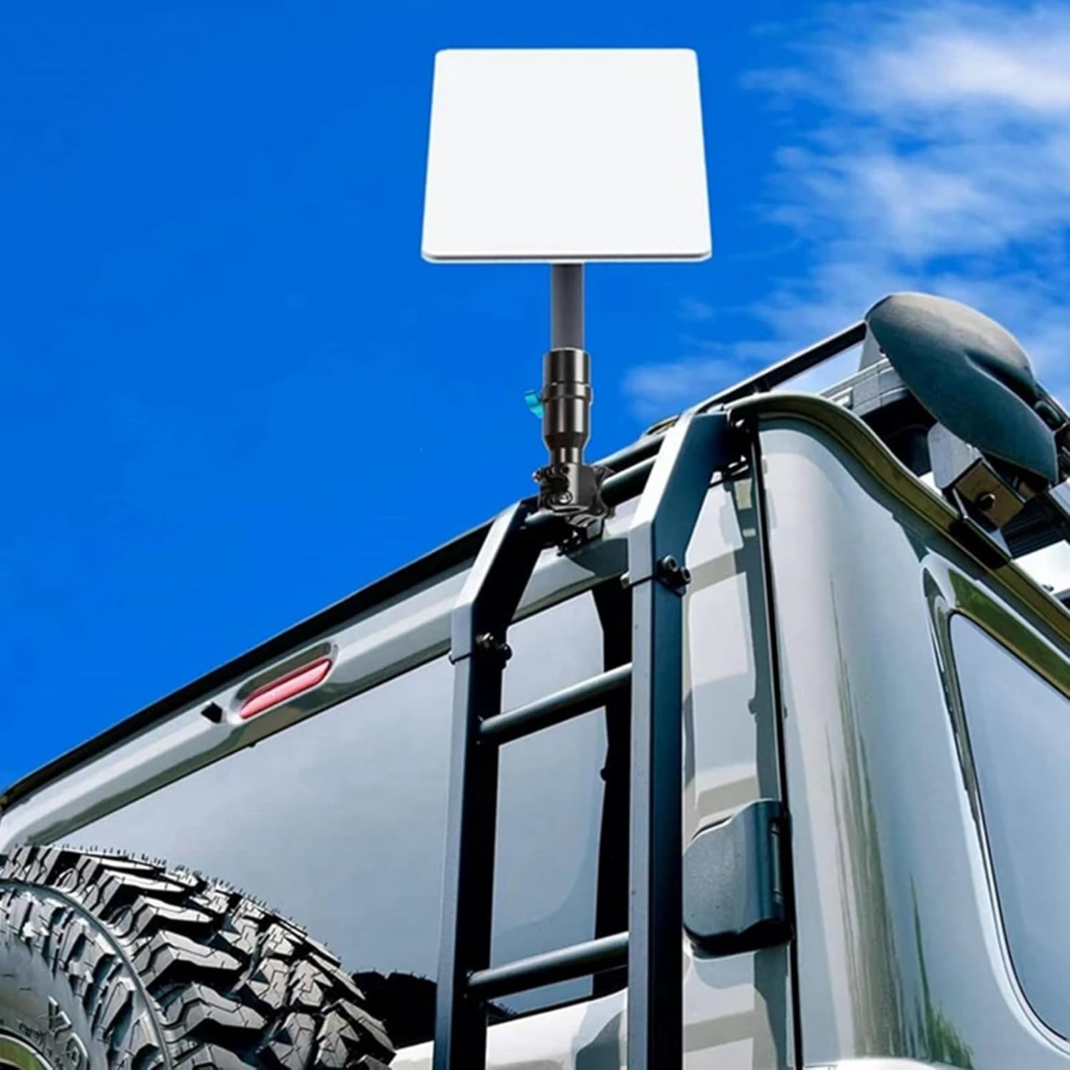 Mount with Pipe Adapter Mounting Accessories for Roof/Outdoor Load Bearing 200Lbs Satellite Dish Roof