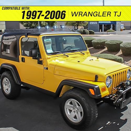 Miniatura 8 de Cesta de carga para techo con 4 barras de luz LED compatibles con Jeep Wrangler JK JL Unlimited 2007-2024 y Gladiator JT de 4 puertas,