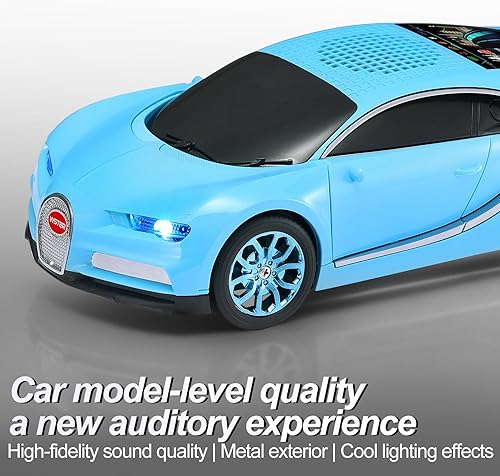 Miniatura 5 de Altavoz Bluetooth de lujo modelo de automóvil deportivo con sonido HD, emparejamiento estéreo TWS, pantalla de visualización, micrófono integrado,