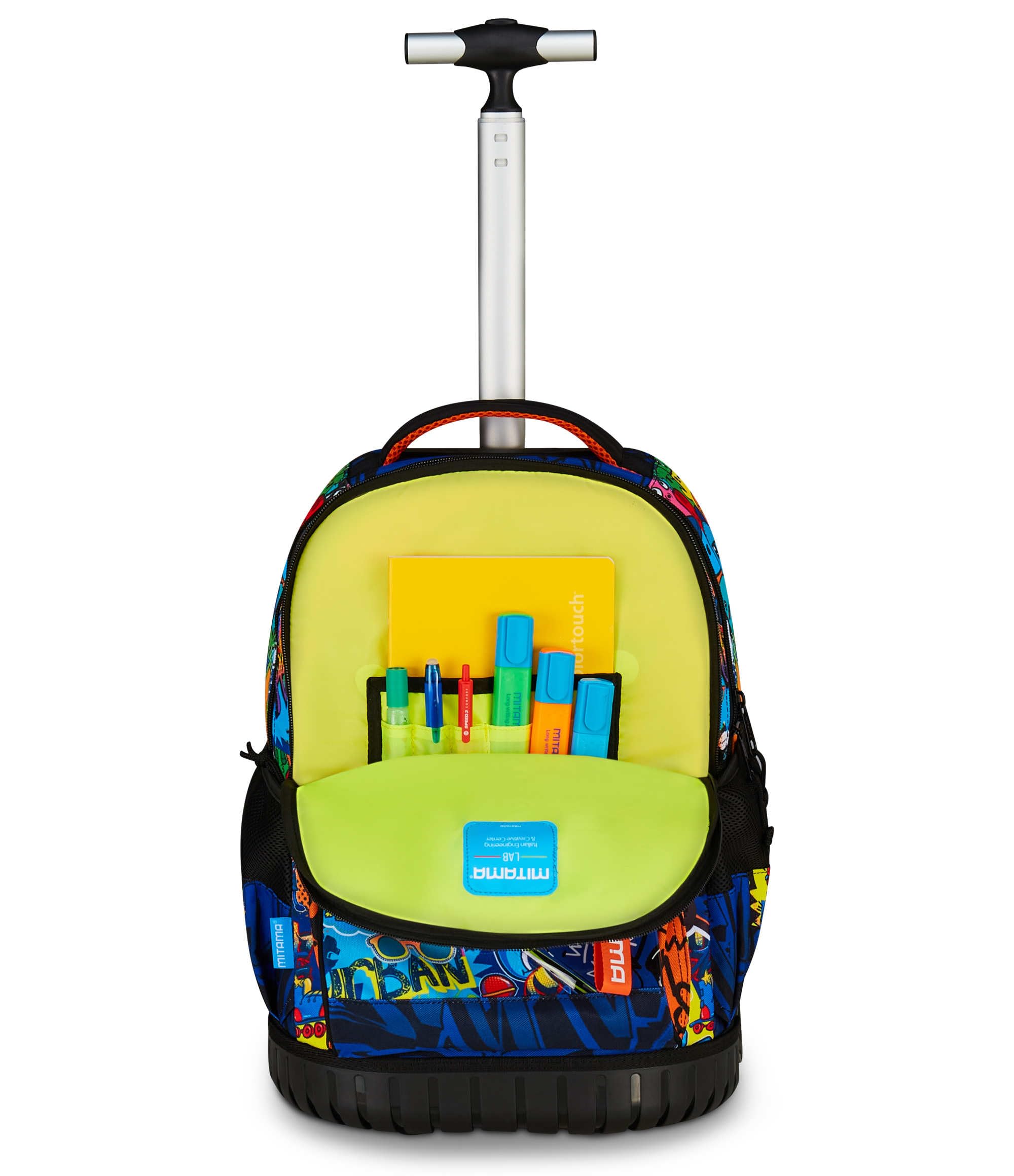 Mitama Trolley Run Extra SKATE DREAM, 33 Lt, Multicolore, Doppio Scomparto, Tasche multifunzione, Bambini e ragazzi, Scuola elementare e media, Tempo libero e viaggi