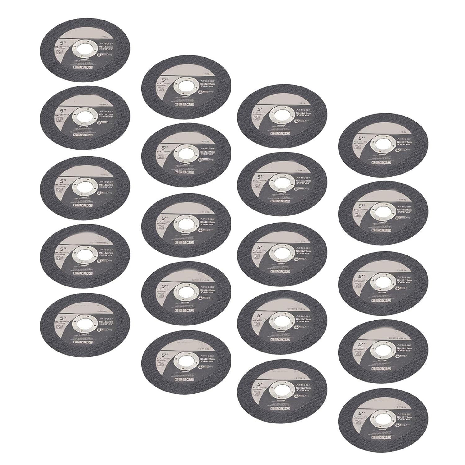 Cutting Wheel, 20 Pieces Ultra-thin Metal Cutting Wheel for Angle Grinder Cutting Disc, Fast and Burr-free Cutting Tools, Cutting Wheels