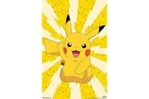 Glow-in-the-Dark Pikachu Poster: Charge up Your Room!