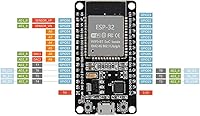 Vista 6 de Placa de desarrollo ESP-WROOM-32 ESP32 ESP-32S 2.4GHz WiFi + Bluetooth modo dual de doble núcleo procesador de microcontrolador integrado con antena
