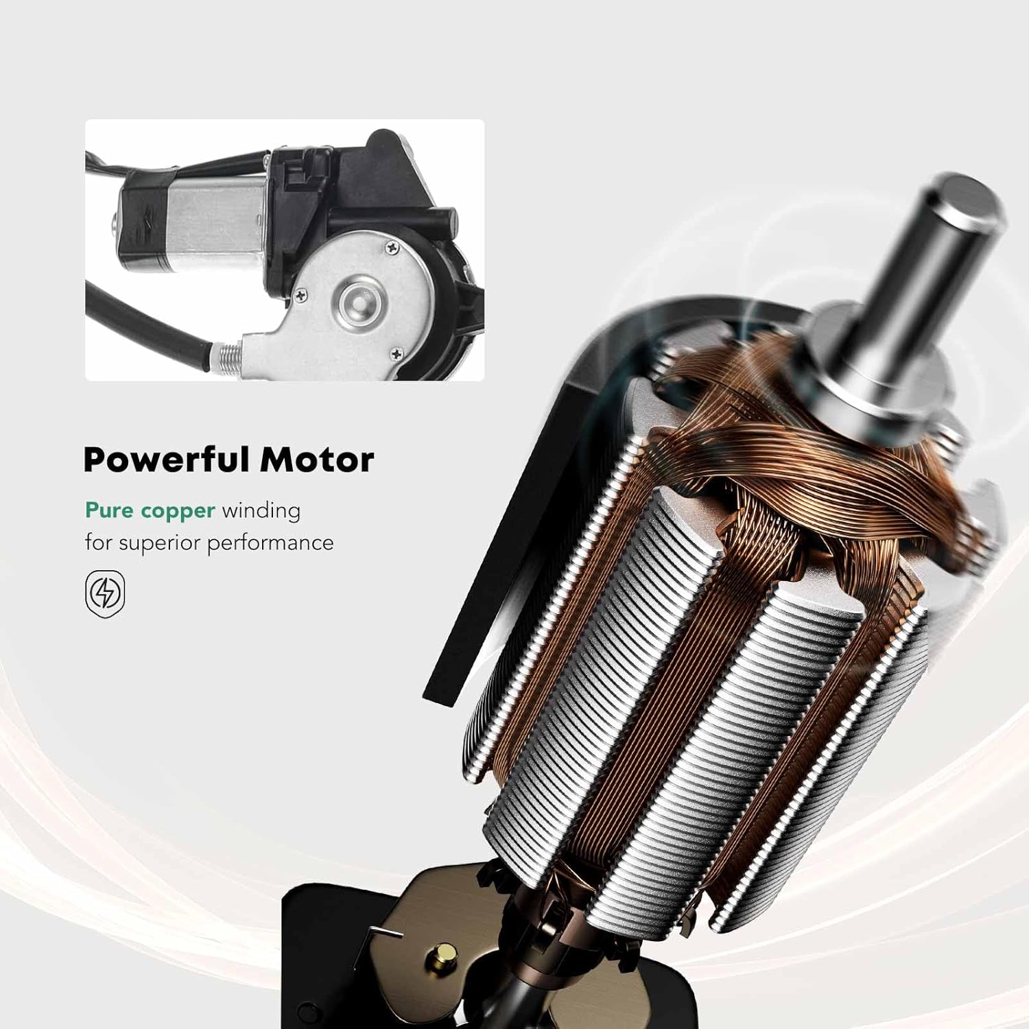 YHTAUTO Front Passenger Side Power Window Regulator With 2-Pin Motor Assembly for Ford Escape 2001-2007 & Mercury Mariner 2005-2007