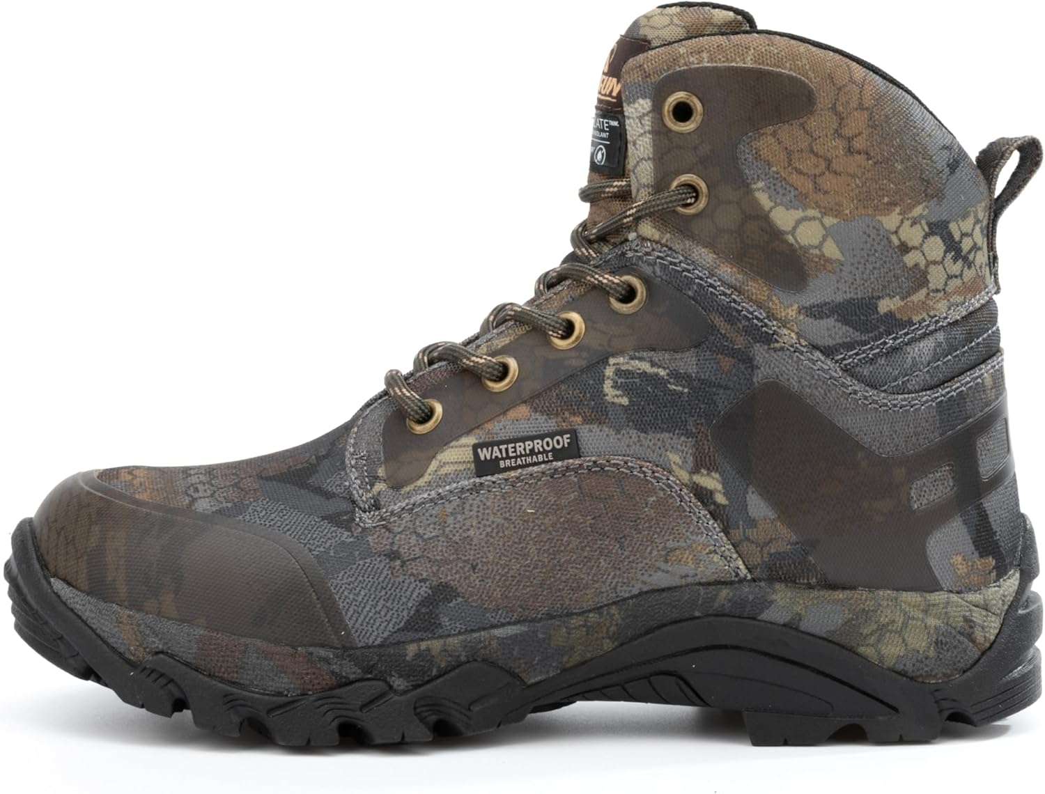 Men's 6" Waterproof Insulated Hunting Boots Lightweight Comfortable Hiking Boots with Steel Shank, 200g Thinsulate