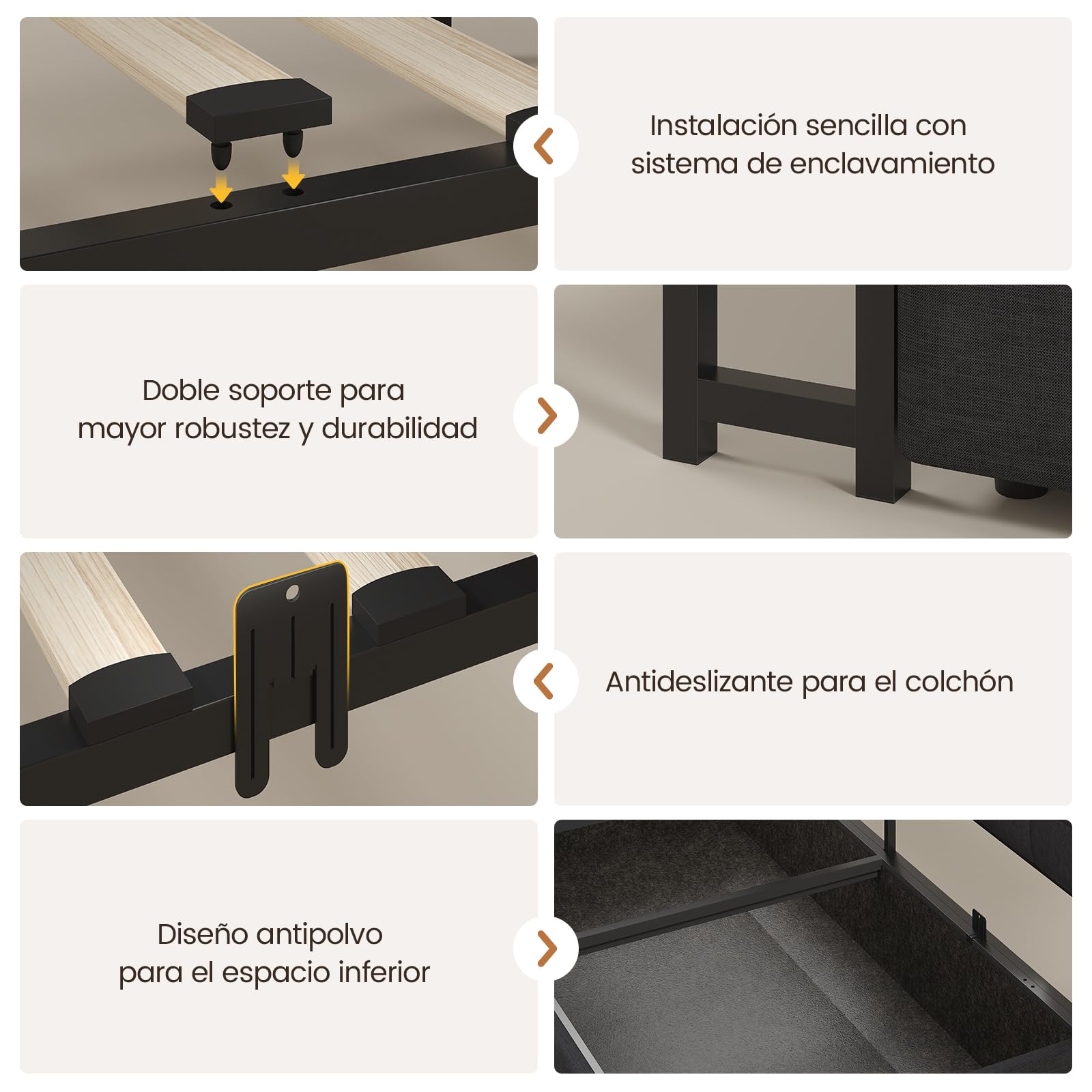 DICTAC Cama acolchada 90 x 190 cm con espacio de almacenamiento, LED y estación de carga, cama juvenil con cajón hidráulico, compartimento de almacenamiento de dos niveles, cama individual en gris