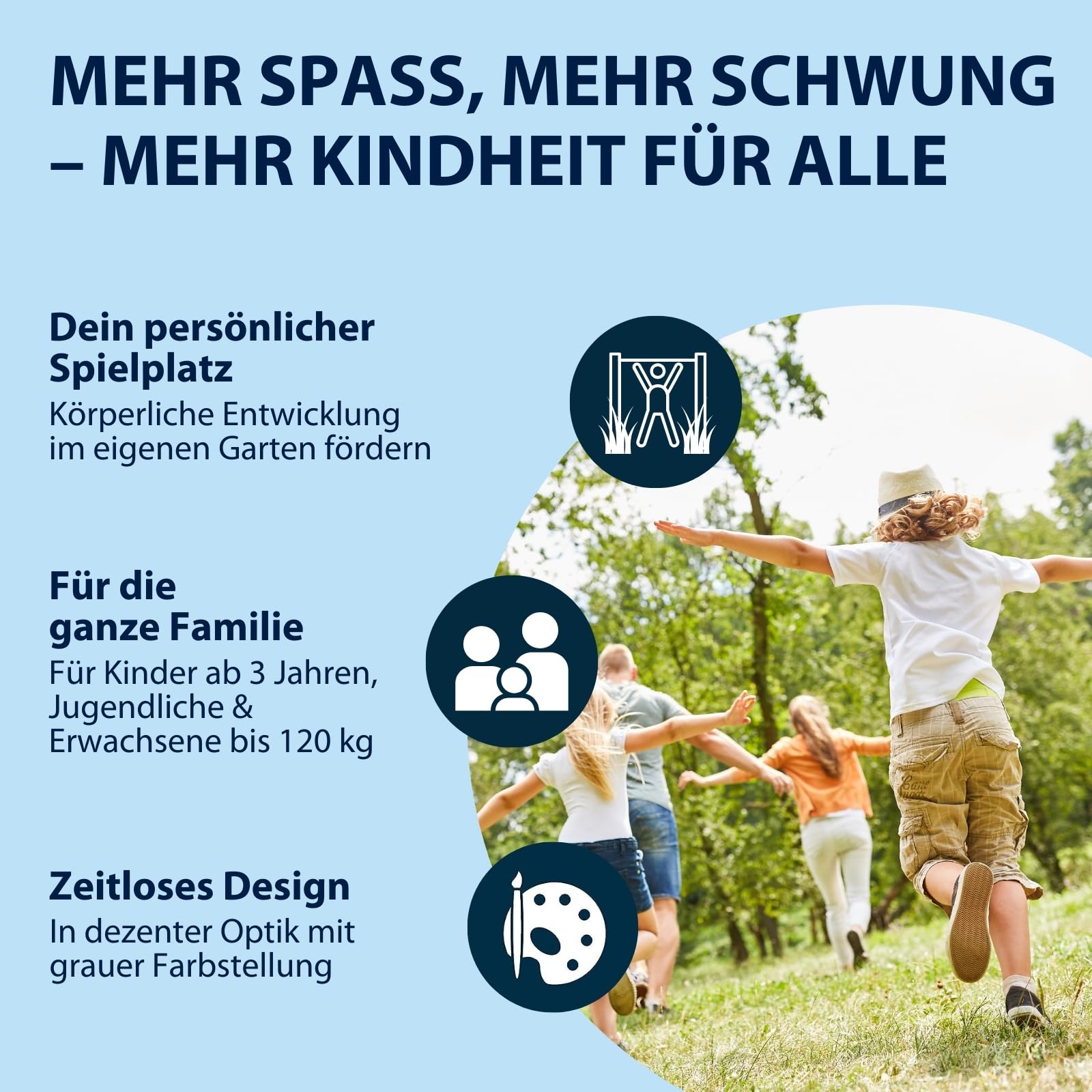HUDORA Vario Turnreck - 7-fach höhenverstellbare Turnstange für Kinder & Erwachsene - erweiterbares Turnreck mit Reckstange aus Edelstahl - belastbare Outdoor Fitnessstange für bis zu 120kg