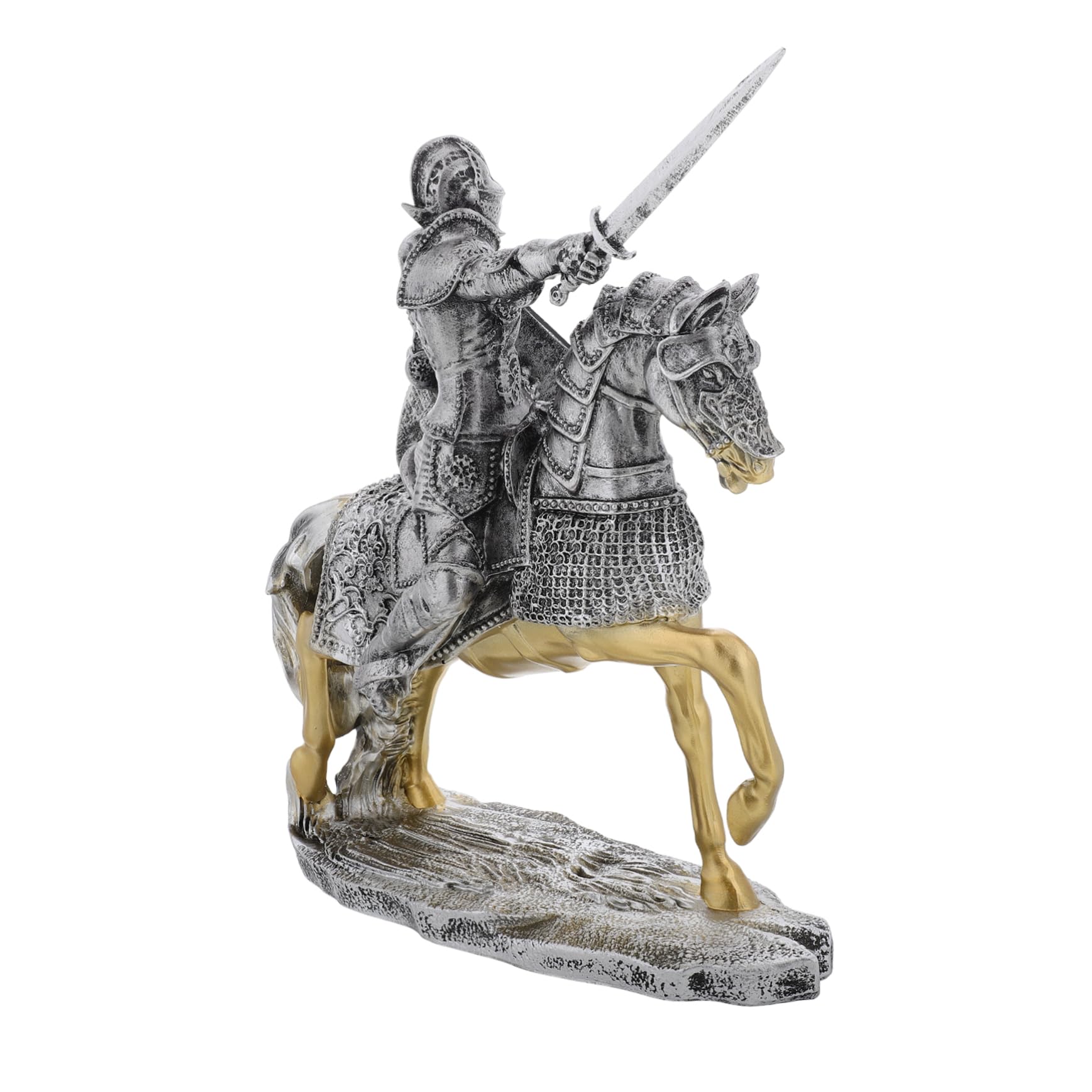 Figurine De Chevalier Miniature en Résine Décoration pour Bureau Salon Bureau Style Vintage Figurines Darmée
