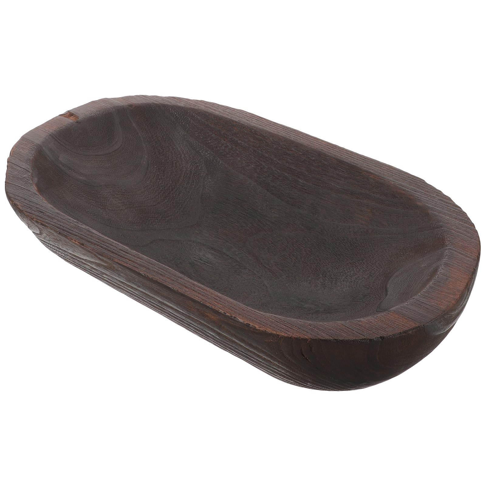Lurrose Ciotola Decorativa in Legno Rustica per Interni Casa Design Versatile e Stile Country come Centrotavola per Decorazioni Cucina