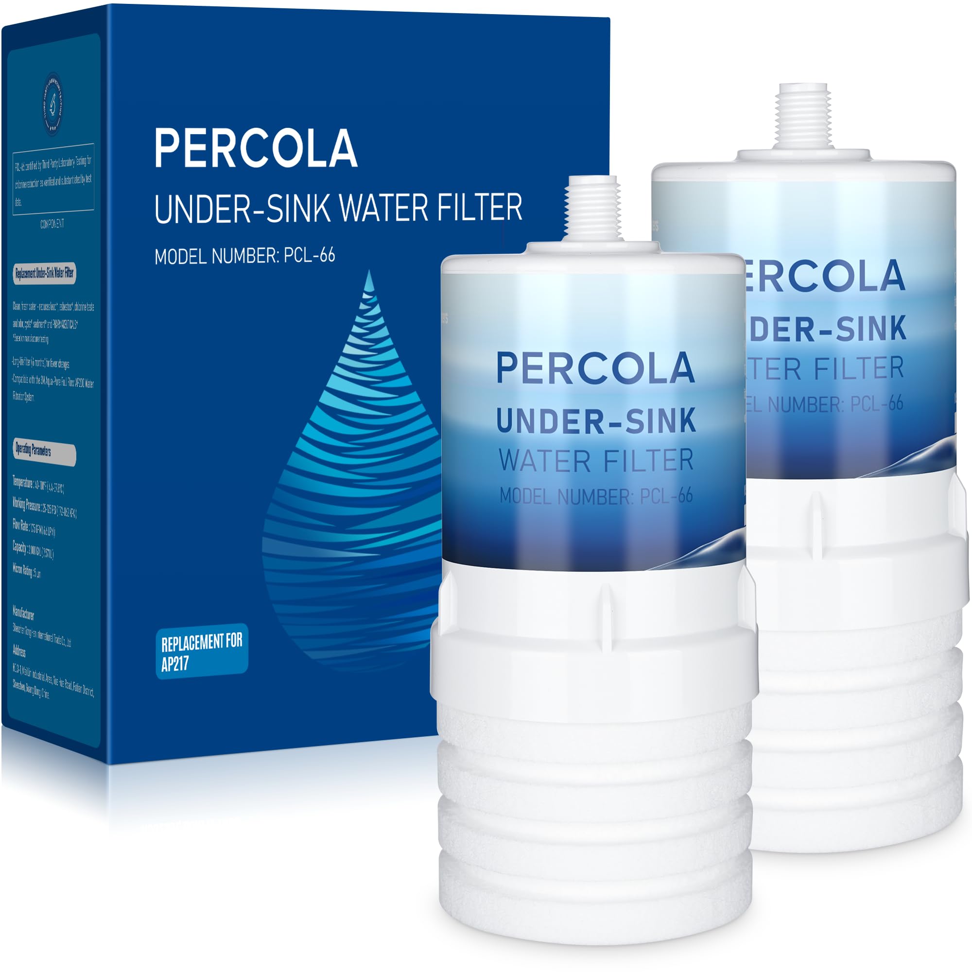 AP217 Under Sink Water Filter Compatible with 3M Aqua-Pure AP217 578604 Full Flow Water Filter for AP200 Systems