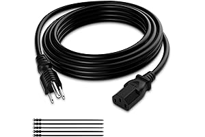 3 Prong Long Replacement Power Cord