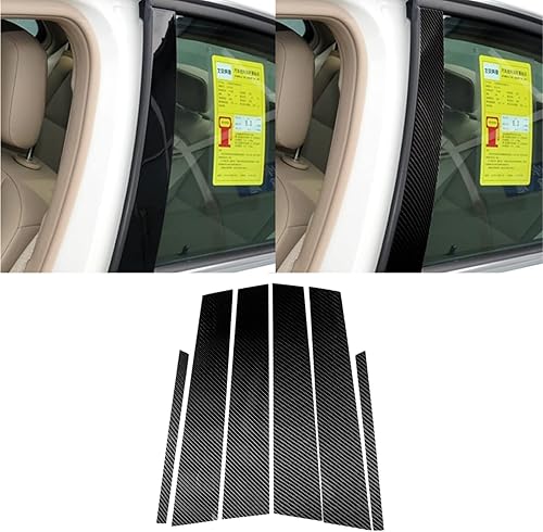 Miniatura 20 de para Mercedes-Benz Clase C W204 2007-2013 Consola Central de Fibra de Carbono Suave Real Panel de Cambio de Marchas Kit de Cubierta Envolvente