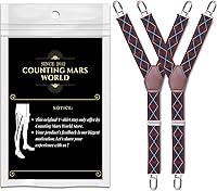 Vista 2 de STAY GENT Camisa estilo Y para hombres con abrazaderas de bloqueo antideslizantes y correas elásticas ajustables