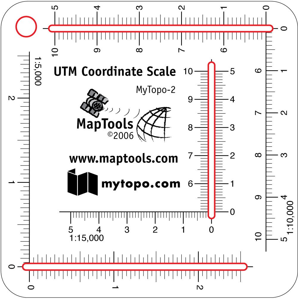 Pocket Sized UTM Slots for My Topo Air Photos