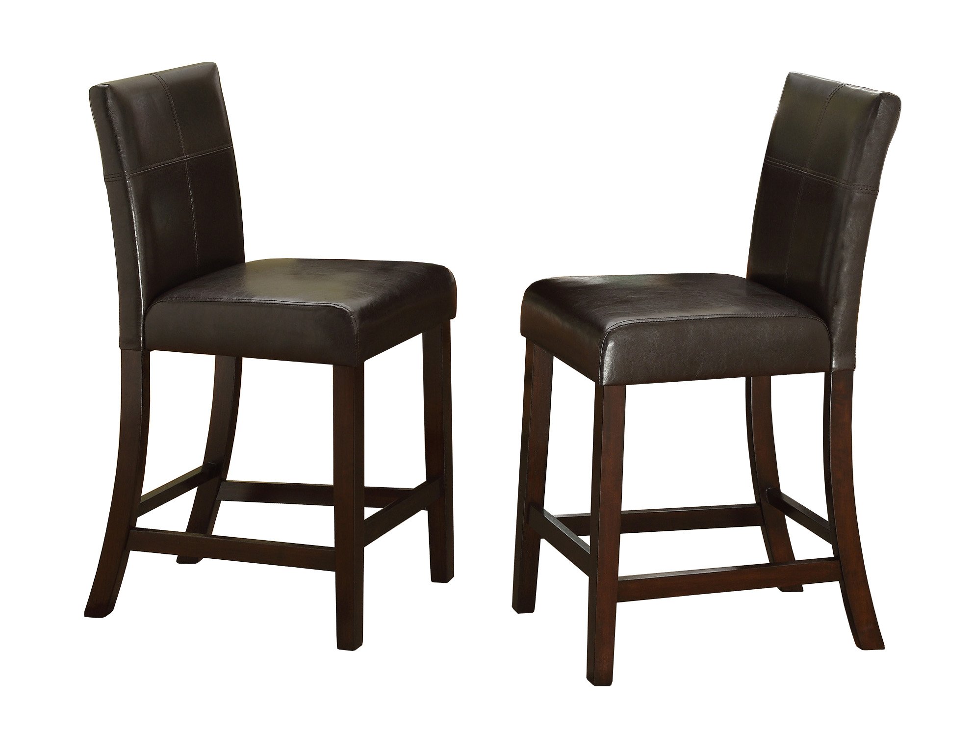 Crown Mark 2877 Pompeii Counter Height Chair Espresso Per