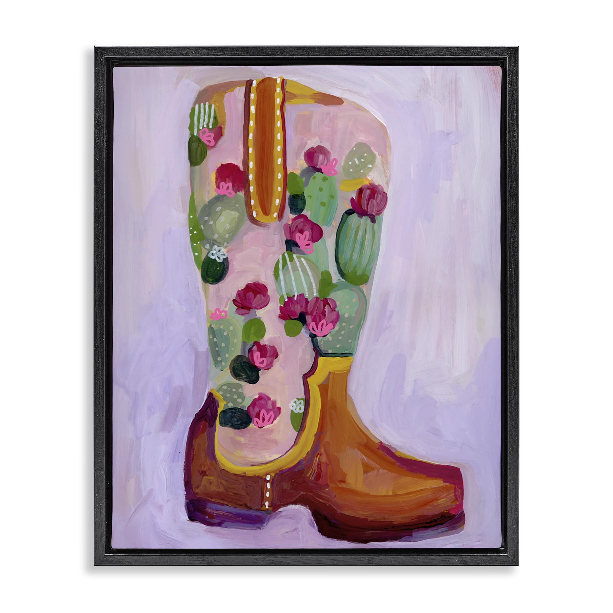 'Desert Day Dream Boots'| Floating Frame Canvas Art