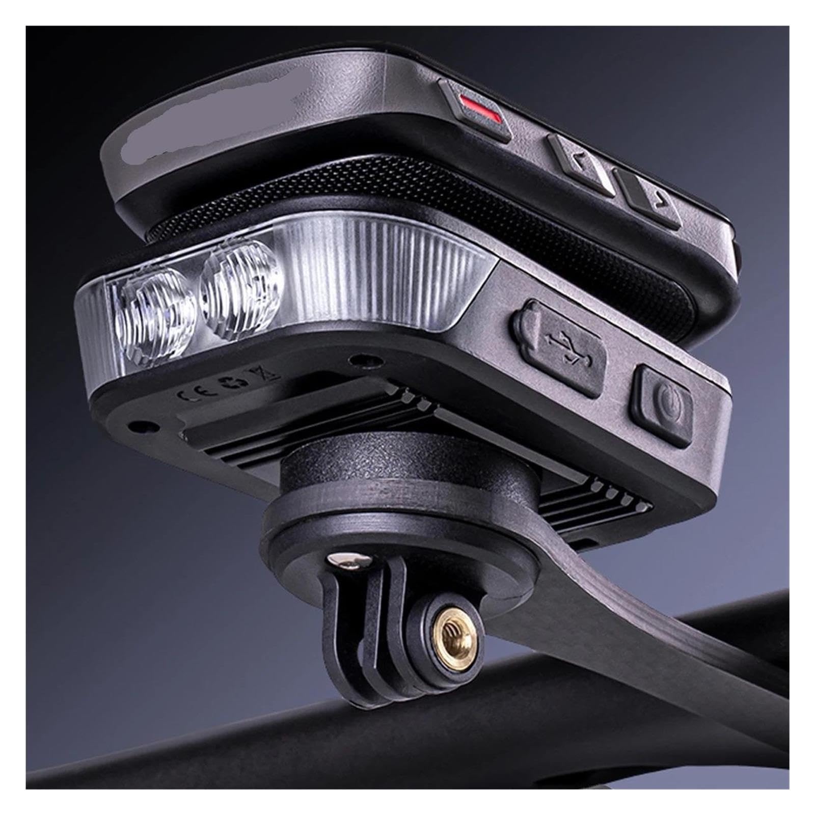 1 Juego de Faros Delanteros de Bicicleta Recargables