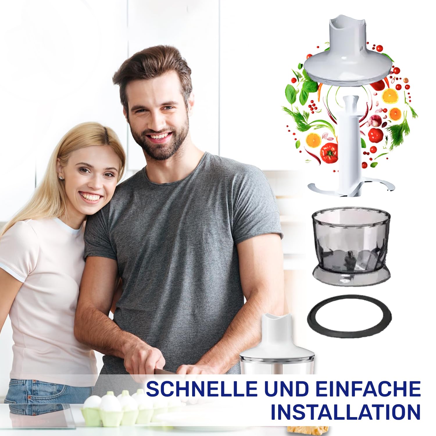 MONTERAL Deckel für den Mixeraufsatz mit dem Originalcode BR67050135 für Braun - Garantie 10 Jahre