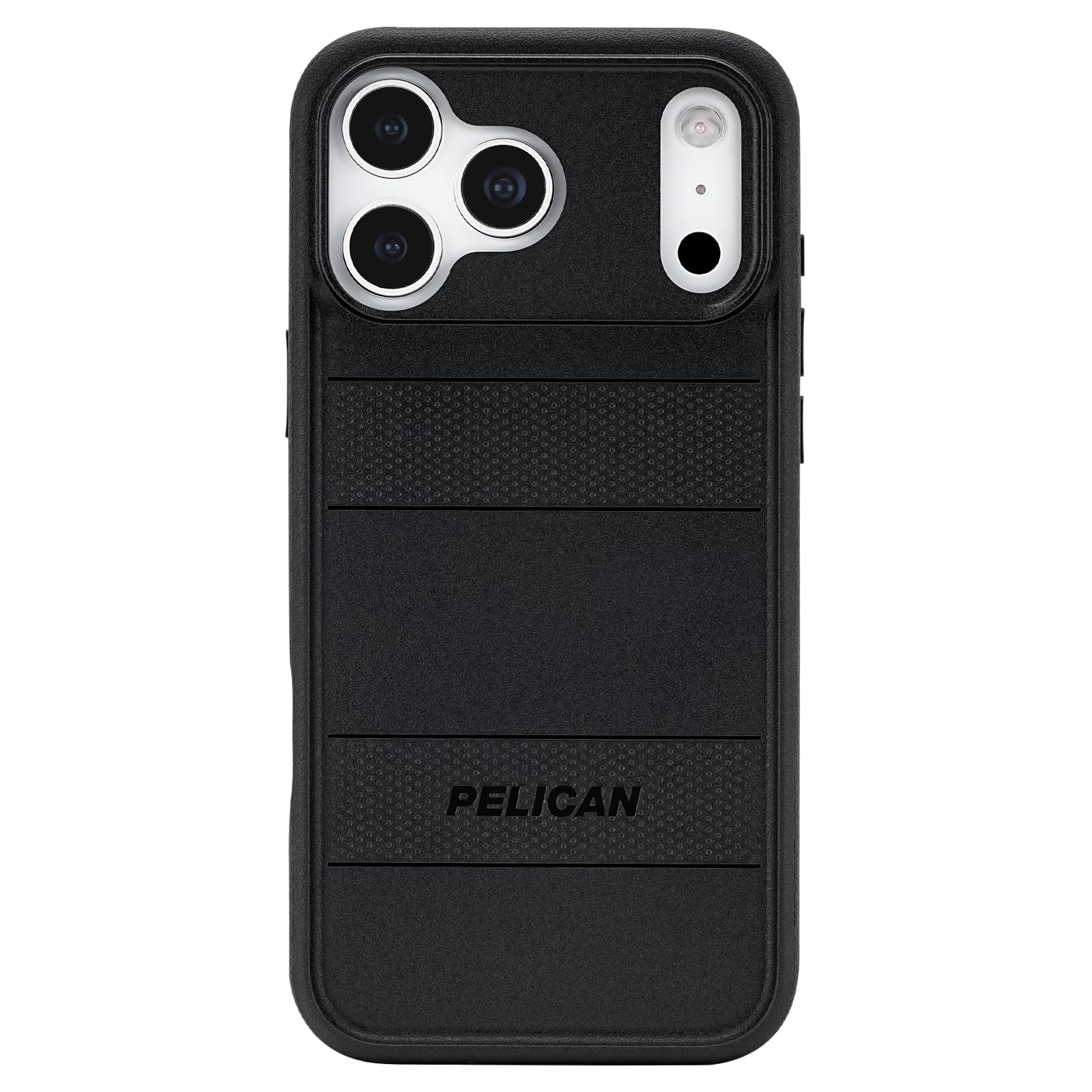 Pelican Protector iPhone 17 Pro Max Case [Compatible with MagSafe] Rugged Magnetic Phone Case with 16ft Military-Grade Drop Protection - Heavy Duty Phone Cover for iPhone 17 Pro Max- Black