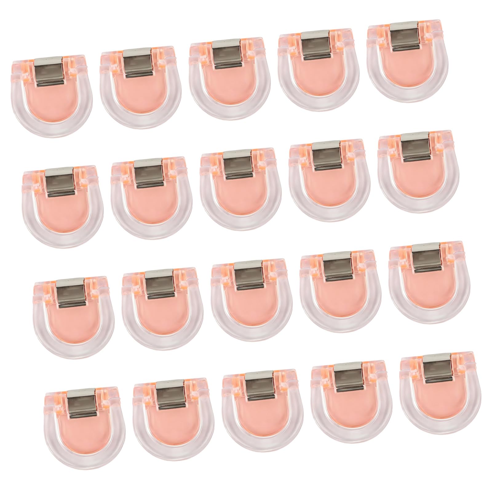 BELOWSYALER 20pcs Portable Hemming Clip for Trousers Strong Grip Rustproof Safe Materials for Garment Fixing Stitching Helper Clamps
