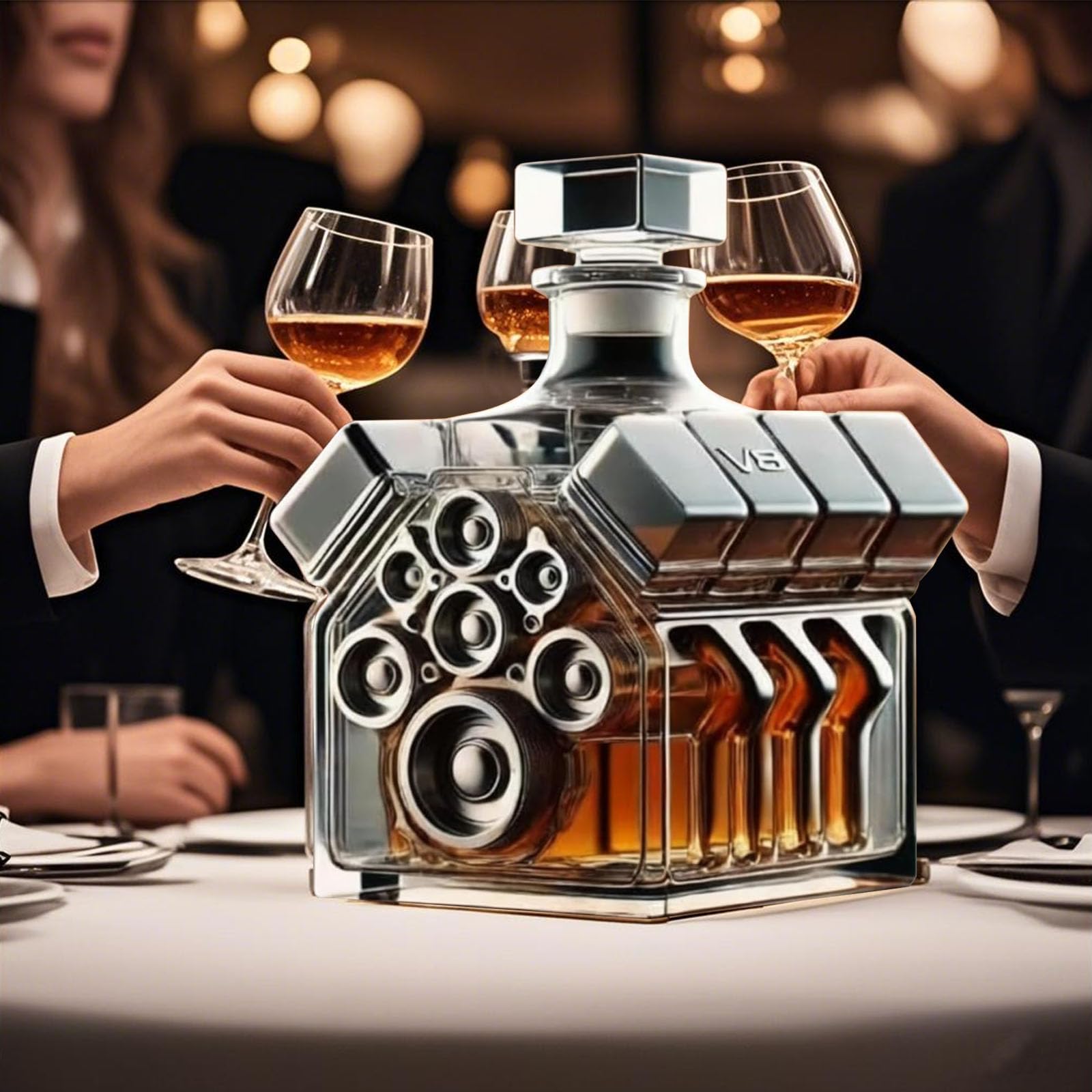 Liquor Bottle Collectibles | Whiskey Decanter, Decorative Motorcycle