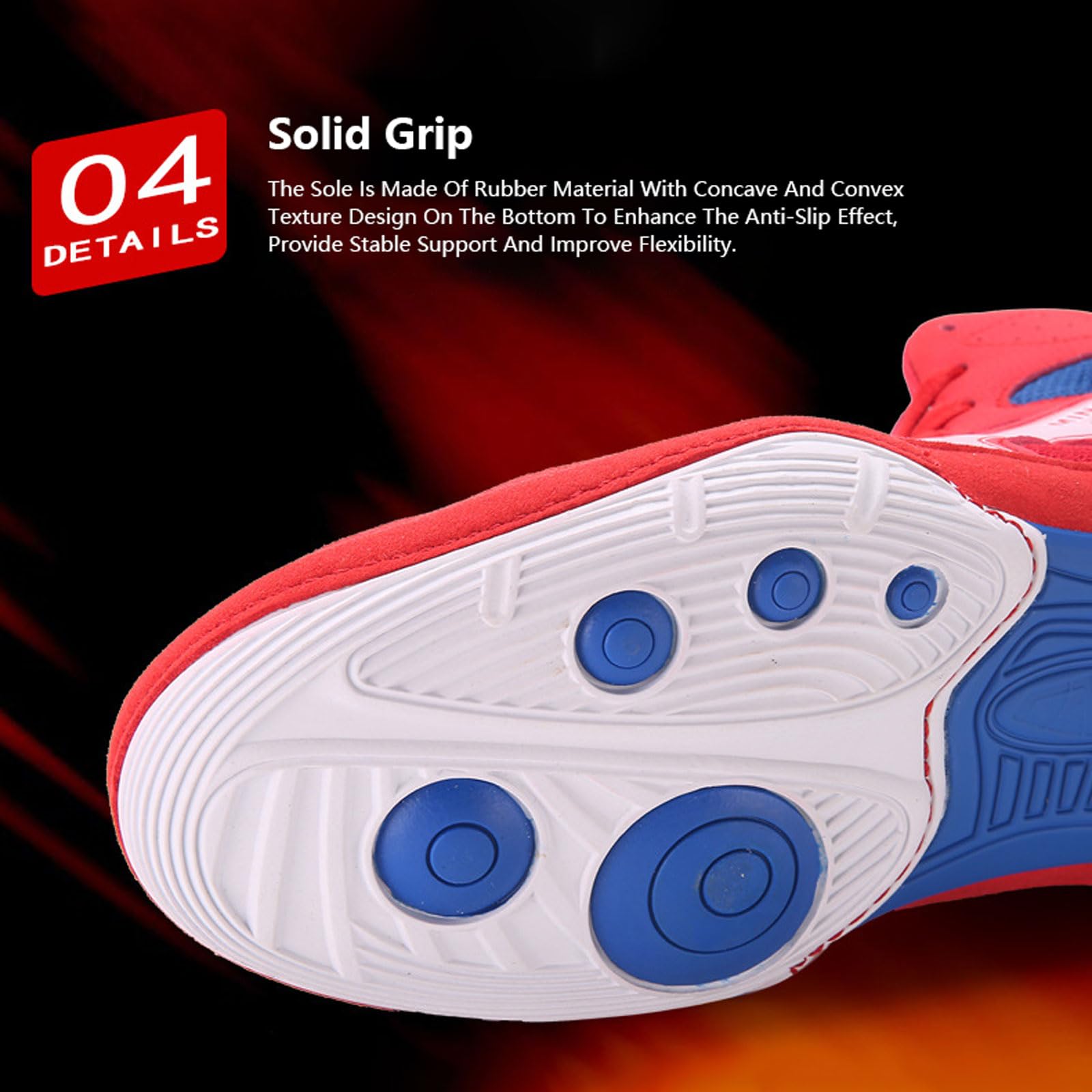 Zenithia Scarpe da Wrestling Calzature Sportive da Combattimento Ad Alta Trazione Scarpe per Bodybuilding Sport E Tempo Libero Traspiranti Non-Slip Leggero Resistente per Leggere Camminare