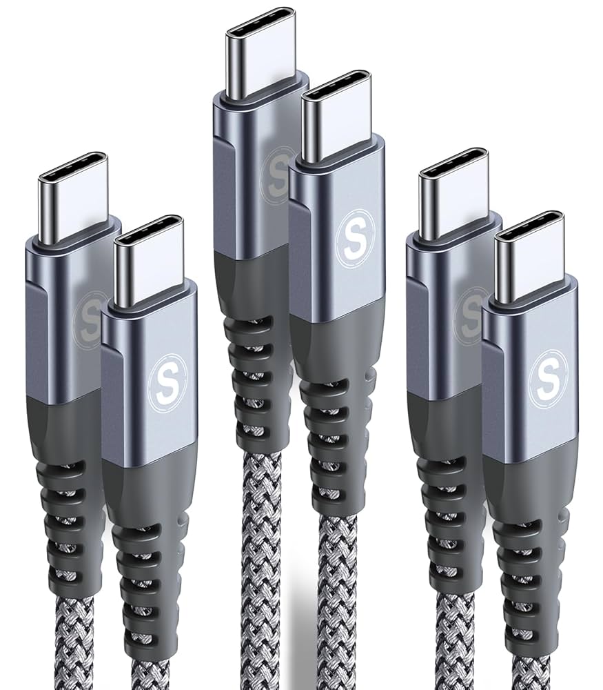 60W USB-C充電ケーブル 2本セット 三点セット 60W USB-C充電ケーブル 2本セット 三点セット 60W USB-C充電ケーブル
