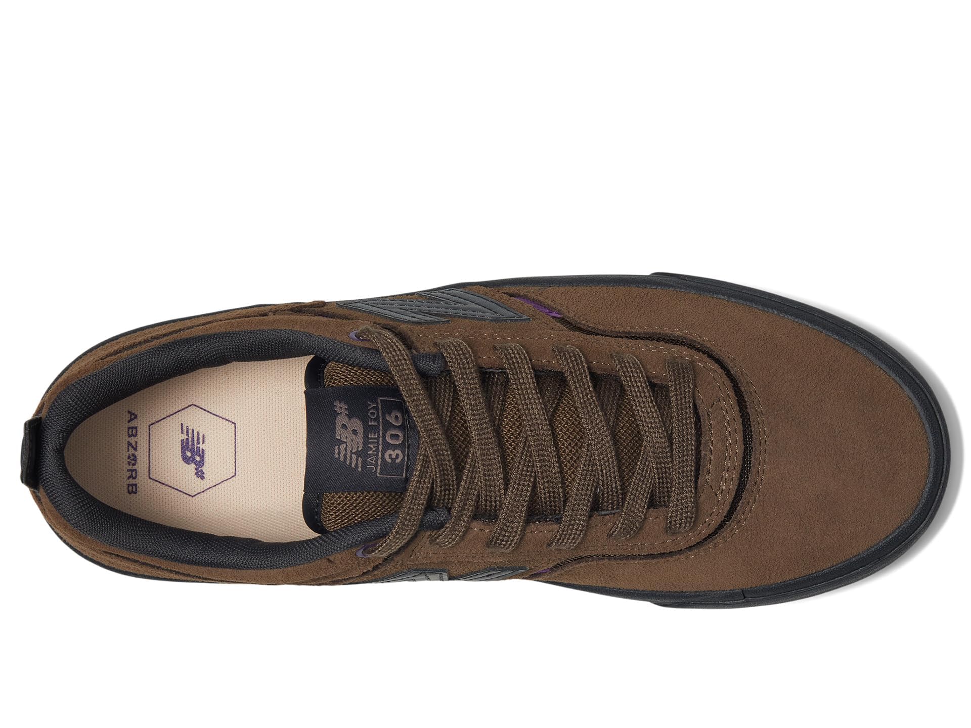 New Balance Men's 306-Jamie Foy Skate Shoe, Brown, 5.5