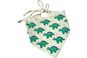 Adorable Dinosaur Crochet Hair Accessory